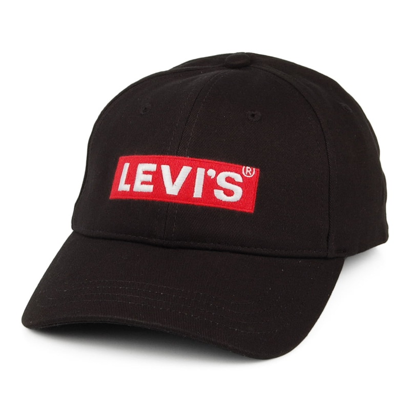 Levi’s Hats Box Tab Baseball Cap – Black Adjustable