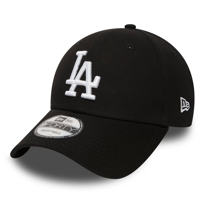 Los Angeles Dodgers Kids 9FORTY League Essential Black/White Cap NE-CHILD
