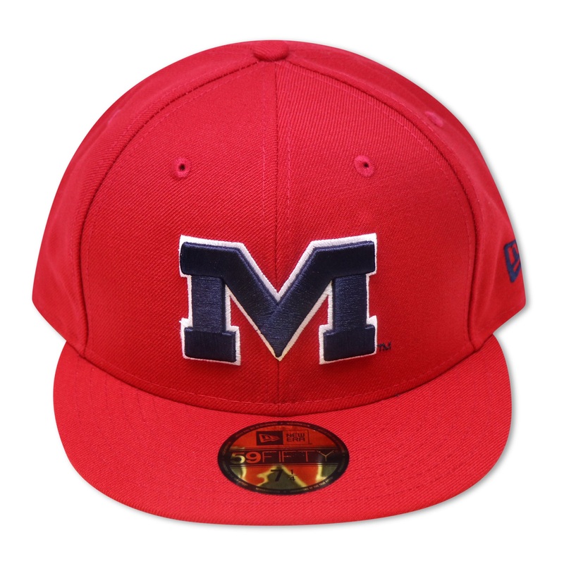 MISSISSIPPI REBELS NEW ERA 59FIFTY FITTED 67/8
