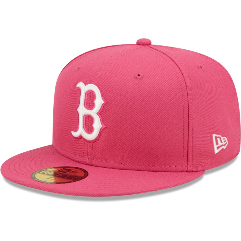 New Era Boston Red Sox Hot Pink 59FIFTY Fitted Hat