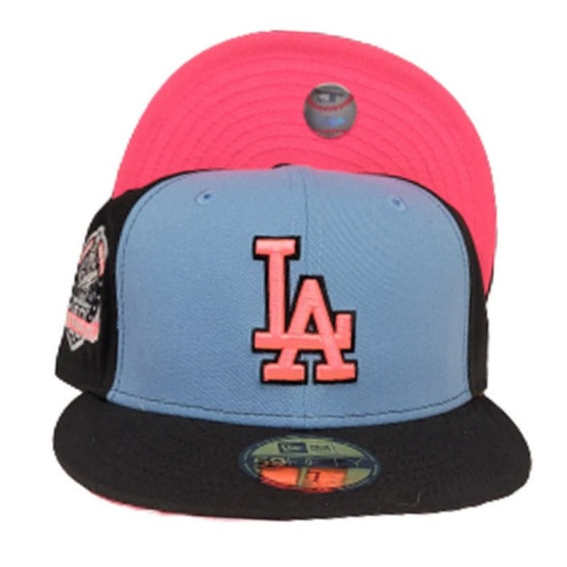 New Era Los Angeles Dodgers Gender Reveal 60th Anniversary Pink UV 59FIFTY Fitted Hat