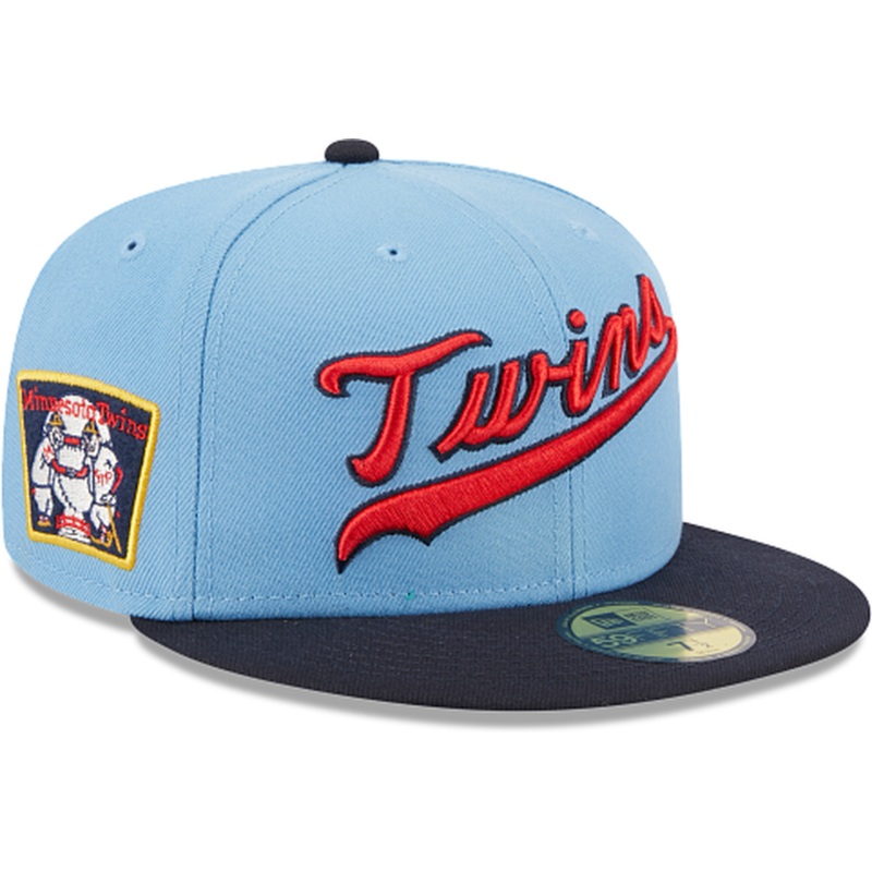 New Era Minnesota Twins Powder Blues 2023 59FIFTY Fitted Hat