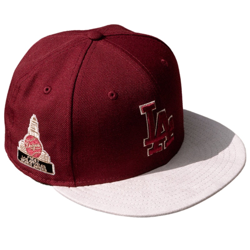 New Era x FAM Los Angeles Dodgers World Series Suede 59FIFTY Fitted Cap