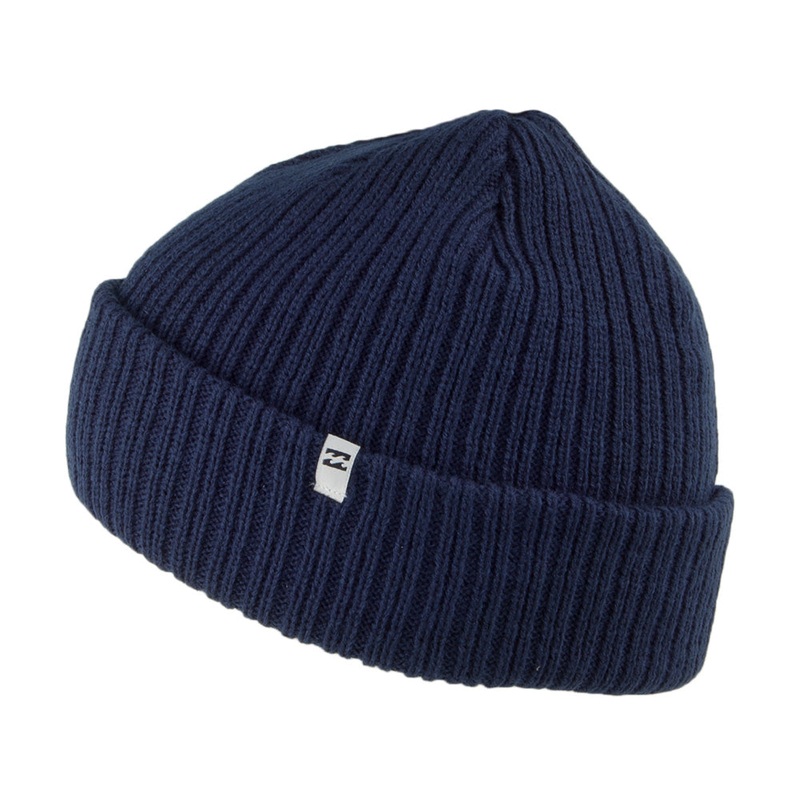 Billabong Hats Arcade Cuffed Beanie Hat – Navy Blue 1-Size