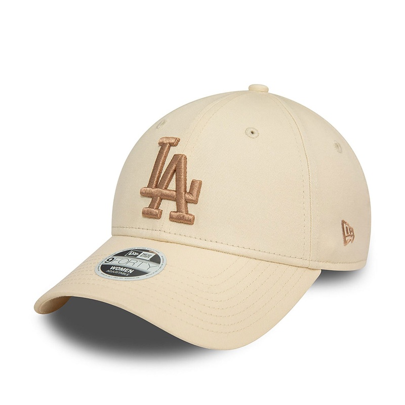 Los Angeles Dodgers 9FORTY Womens League Essential Stone Cap One Size