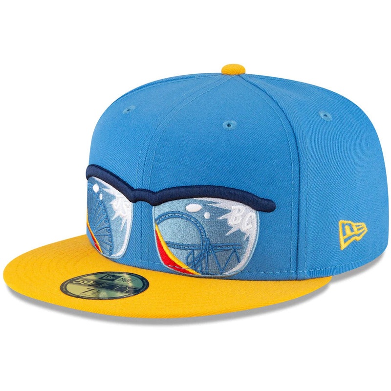 New Era Blue Lakewood Blueclaws Alternate Logo Game Authentic Collection On-Field 59FIFTY Fitted Hat