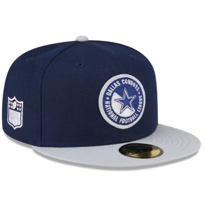 New Era Dallas Cowboys 2023 Sideline Team Patch 59FIFTY Fitted Hat
