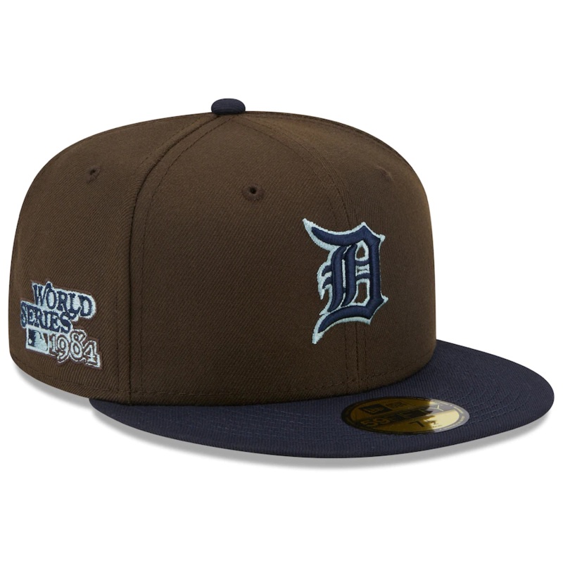 New Era Detroit Tigers 1984 World Series Walnut 59FIFTY Fitted Hat
