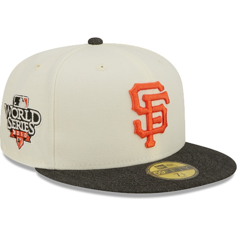 New Era San Francisco Giants Black Denim 2022 59FIFTY Fitted Hat
