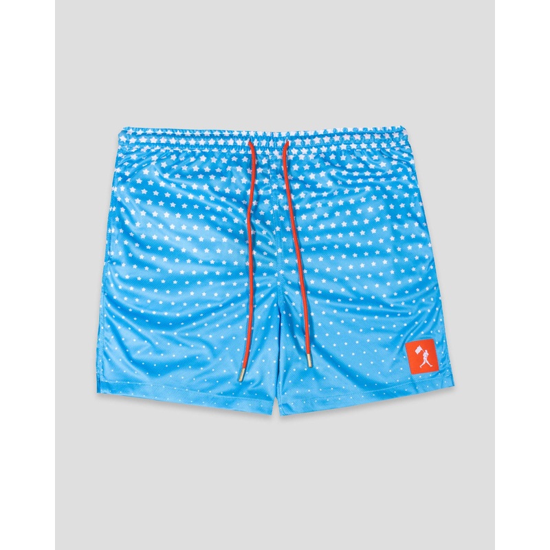 Stars and Strikes Diamond Air Mesh Shorts Small