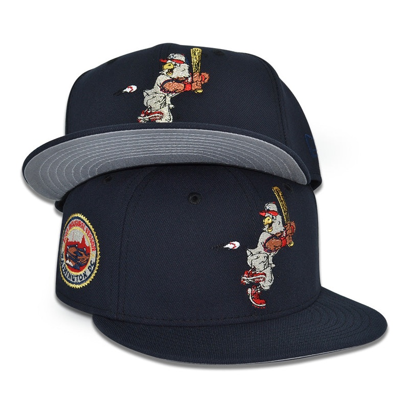 Washington Nationals “GAME DAY SCREECH” Exclusive New Era 59Fifty Fitted Hat – Navy 6 7/8