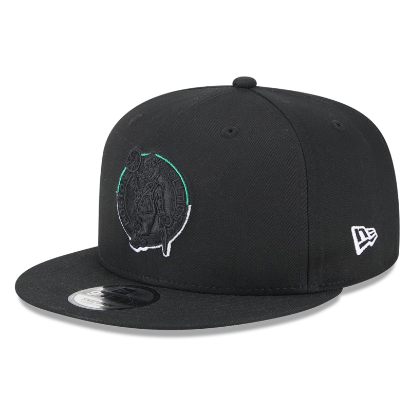 Boston Celtics 9FIFTY Split Logo Black Cap S-M