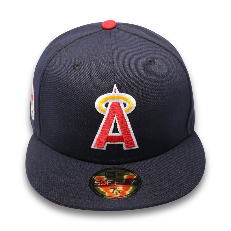 CALIFORNIA ANGELS (35TH ANNIVERSARY) NEW ERA 59FIFTY FITTED (RED UNDER VISOR) (S) 67/8