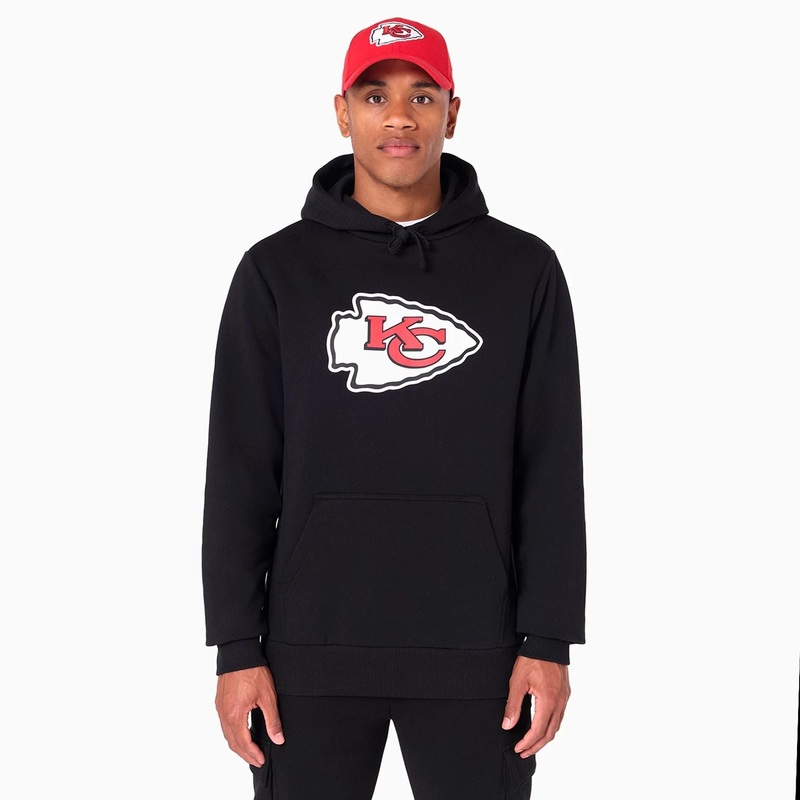 Kansas City Chiefs NFL Black Pullover Hoodie XS
