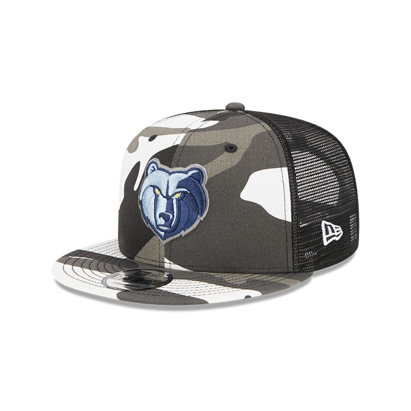 Memphis Grizzlies New Era URBAN CAMO Mesh Trucker 9FIFTY Snapback Hat – Camo