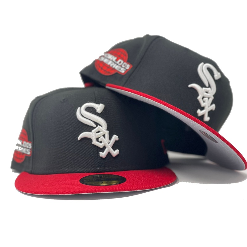 New Era Chicago White Sox Black/Red/White 2005 World Series 59FIFTY Fitted Hat