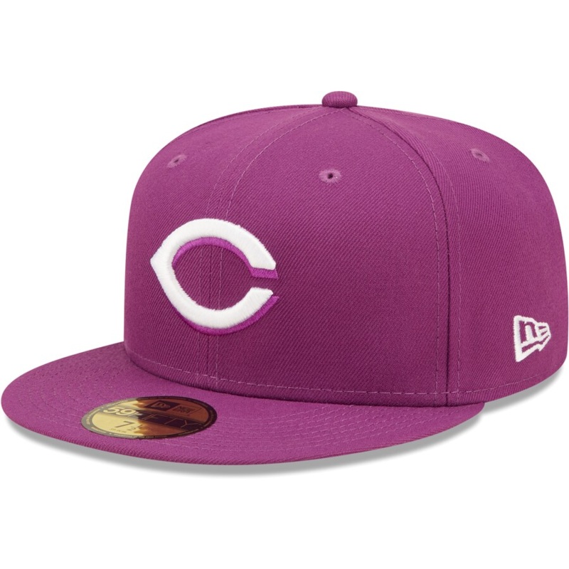 New Era Cincinnati Reds Grape Logo 59FIFTY Fitted Hat