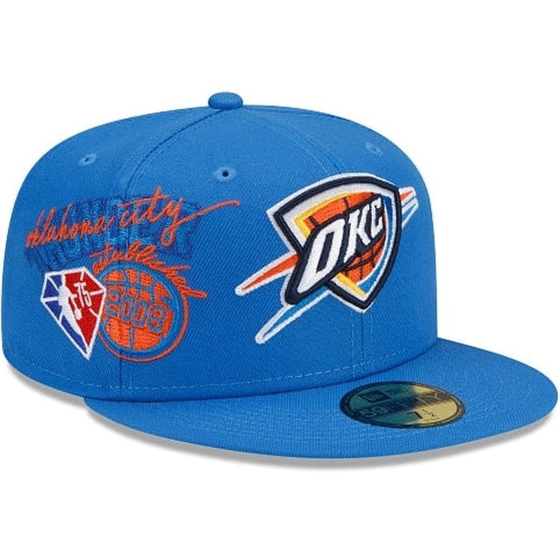 New Era Oklahoma City Thunder Back Half 2022 59FIFTY Fitted Hat