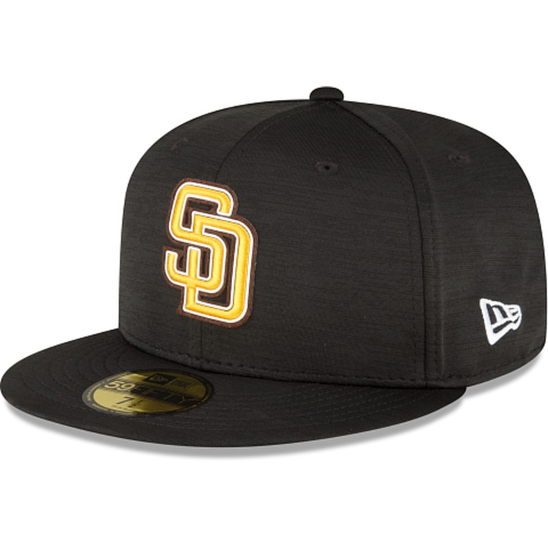 New Era San Diego Padres 2023 Clubhouse Black 59FIFTY Fitted Hat