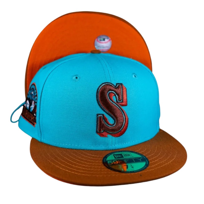 New Era Seattle Mariners 30th Anniversary Teal/Toasted Peanut 59FIFTY Fitted Cap