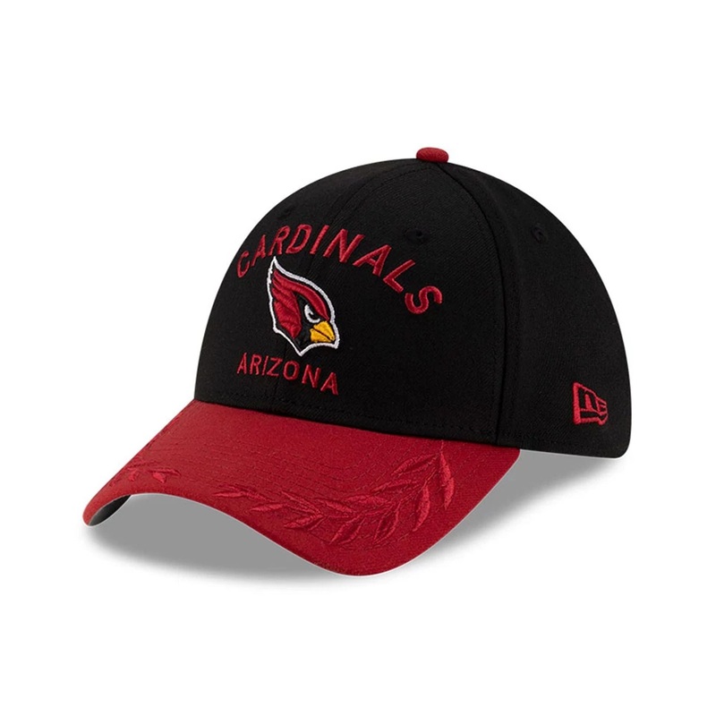 Arizona Cardinals NFL Draft 2025 Black 39THIRTY Stretch Fit Cap S-M