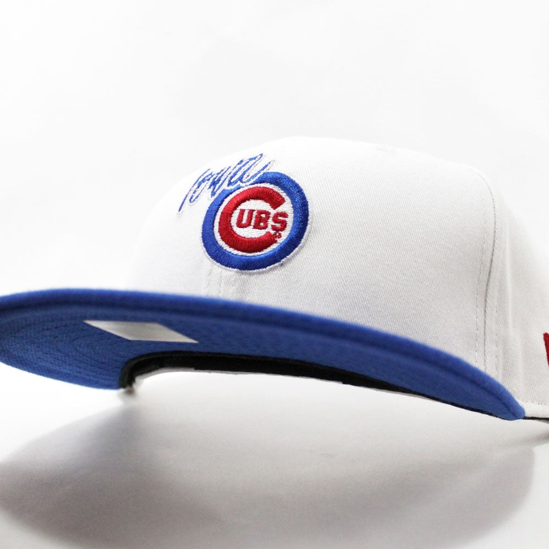 Iowa Cubs New Era 59Fifty Fitted Hat (White Blue Red) 7 3/4