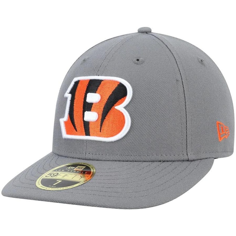 New Era Cincinnati Bengals Graphite Storm Low Profile 59FIFTY Fitted Hat