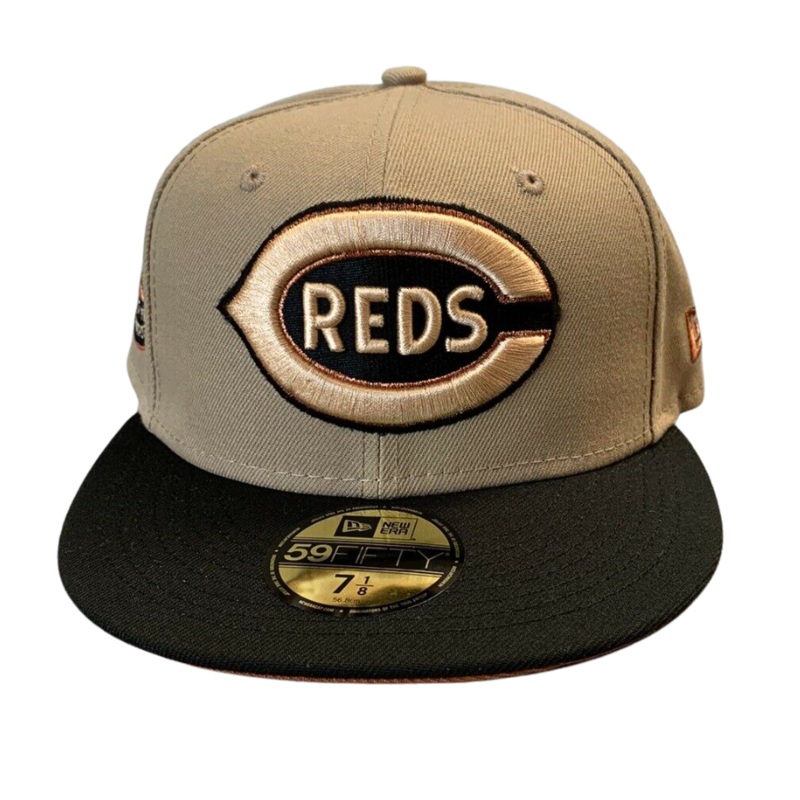New Era Cincinnati Reds Camel Rustbelt 59FIFTY Fitted Hat