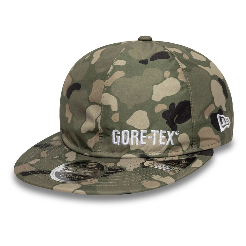 New Era Gore-Tex Outdoor Camo All Over Print Retro Crown 9FIFTY Adjustable Cap S-M