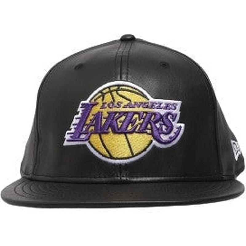 New Era Los Angeles Lakers ‘PU Leather’ 59FIFTY Fitted Hat