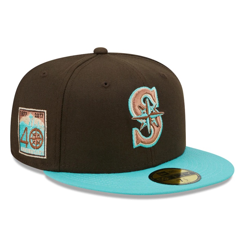 New Era Seattle Mariners Walnut Mint 2022 59FIFTY Fitted Hat