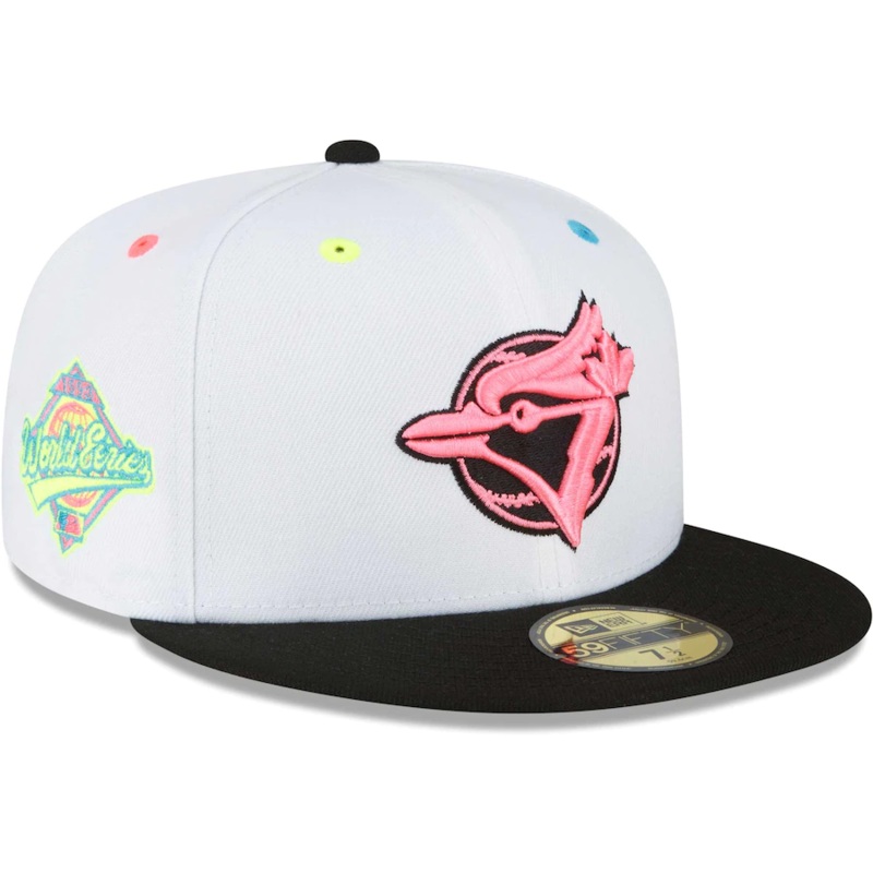 New Era Toronto Blue Jays White Neon Eye 59FIFTY Fitted Hat