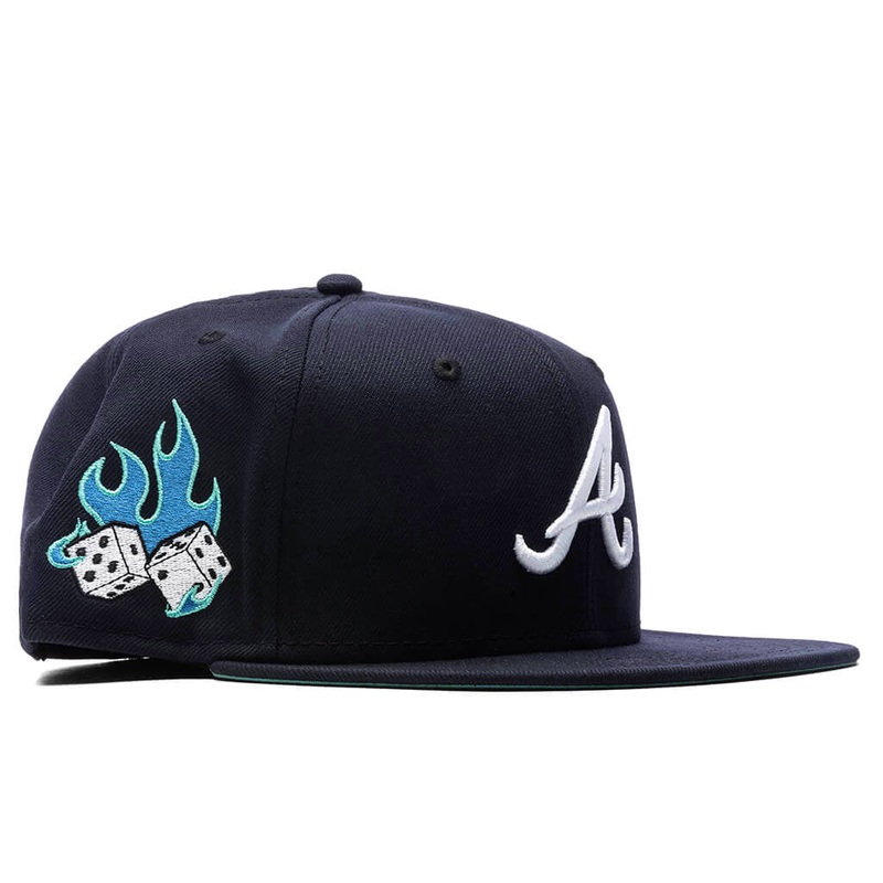New Era x Feature Atlanta Braves ‘Flaming Dice’ 59FIFTY Fitted Hat