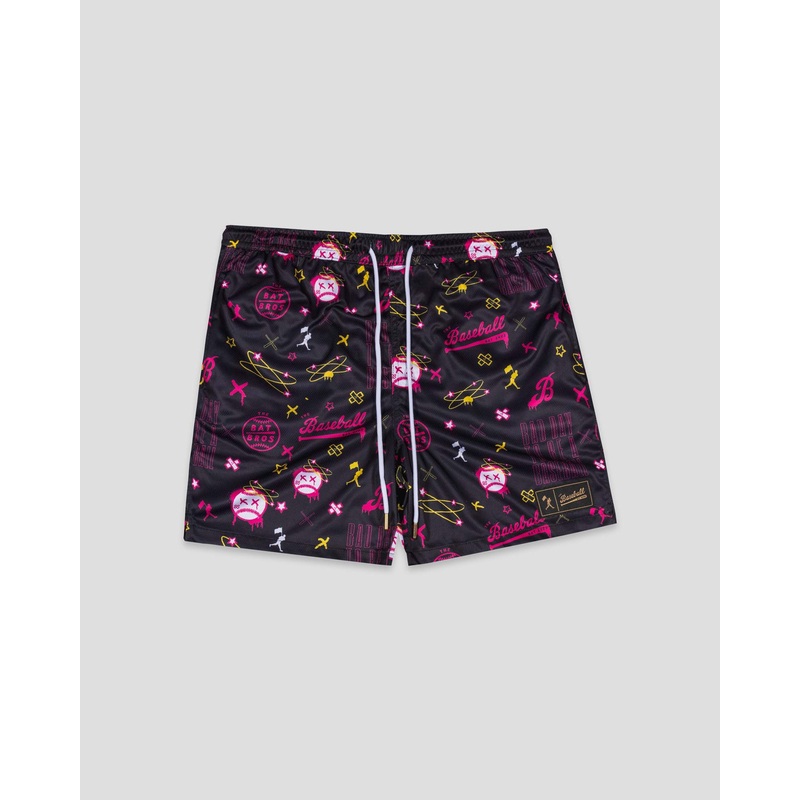 Bat Bros Bad Day Diamond Air Mesh Shorts – Youth Youth Small