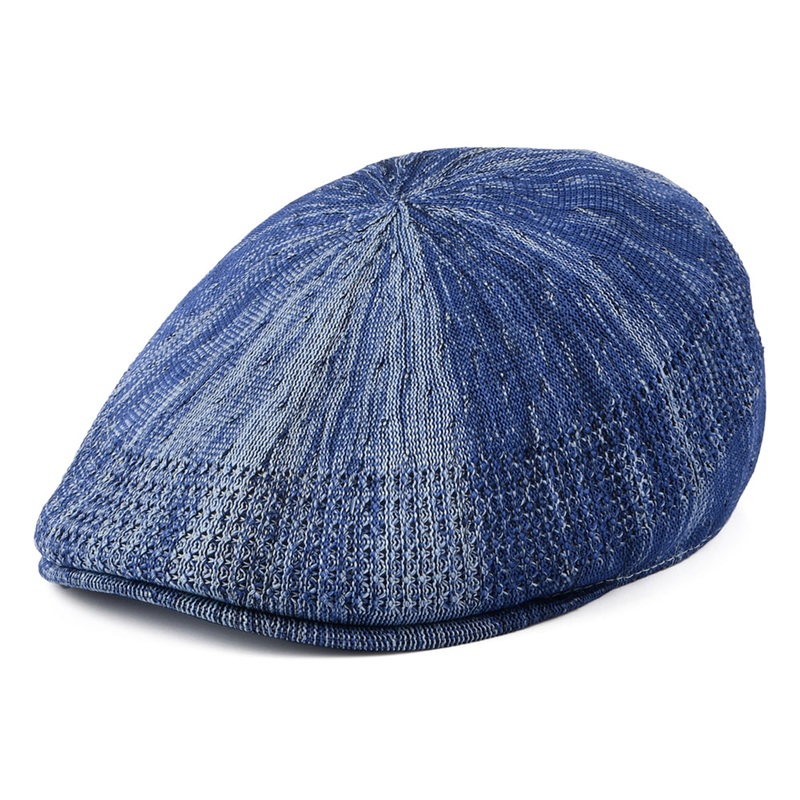 Kangol Colour Burst Tropic 507 Ventair Flat Cap – Denim Blue S