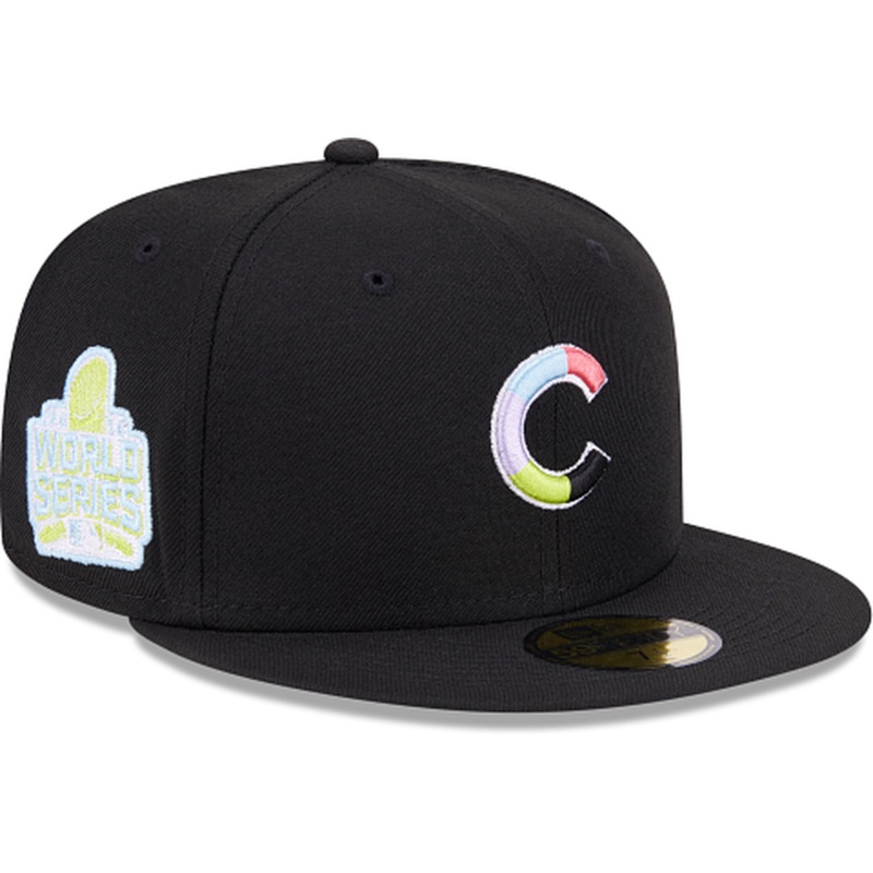 New Era Chicago Cubs Colorpack Black 2023 59FIFTY Fitted Hat