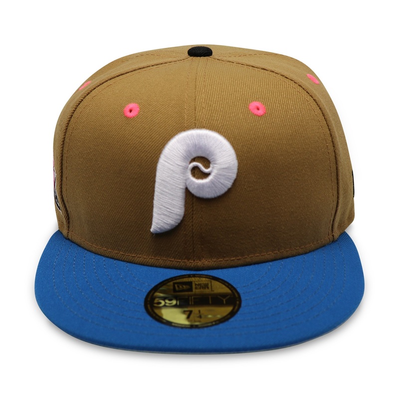 New Era Philadelphia Phillies Wheat 1980 World Champions 59FIFTY Fitted Hat