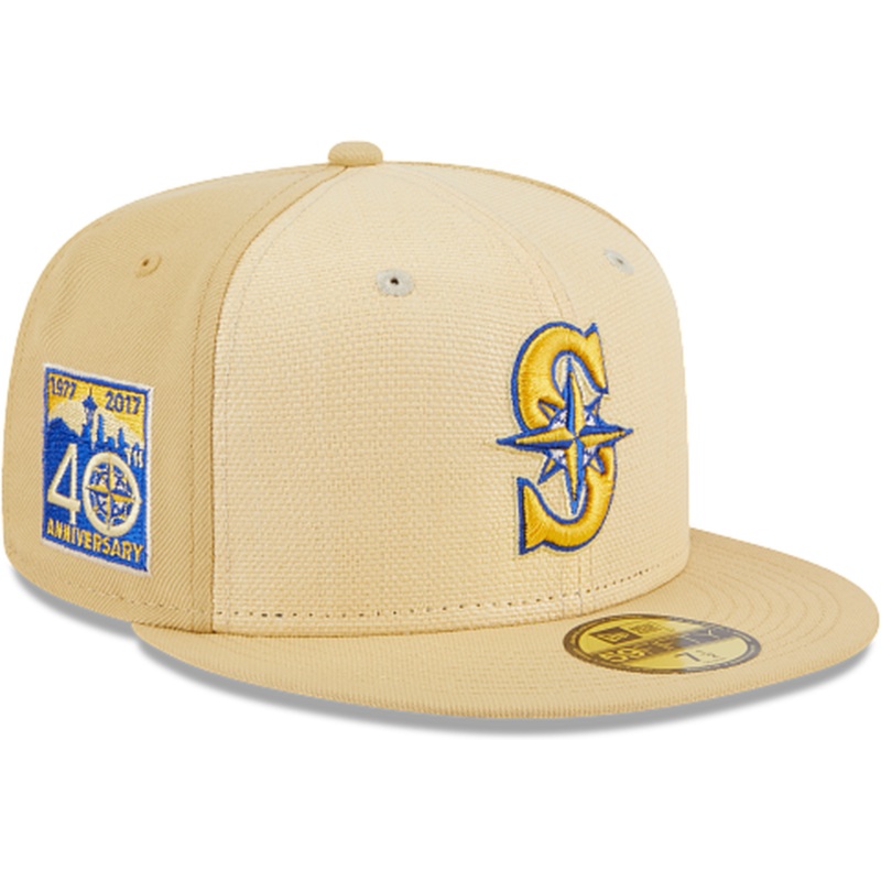 New Era Seattle Mariners Raffia Front 2023 59FIFTY Fitted Hat
