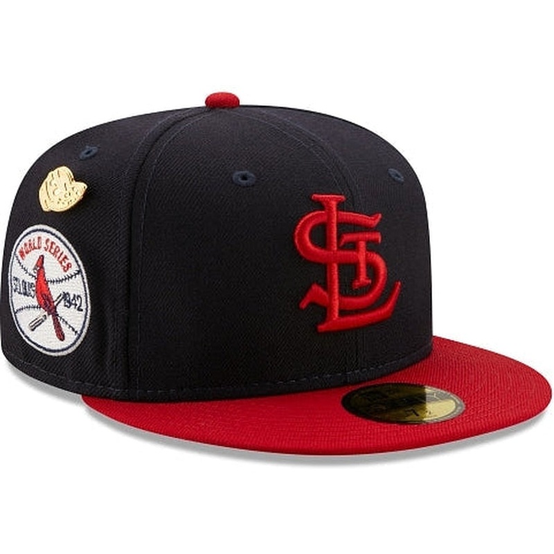 New Era St. Louis Cardinals 1942 Logo History 59FIFTY Fitted Hat