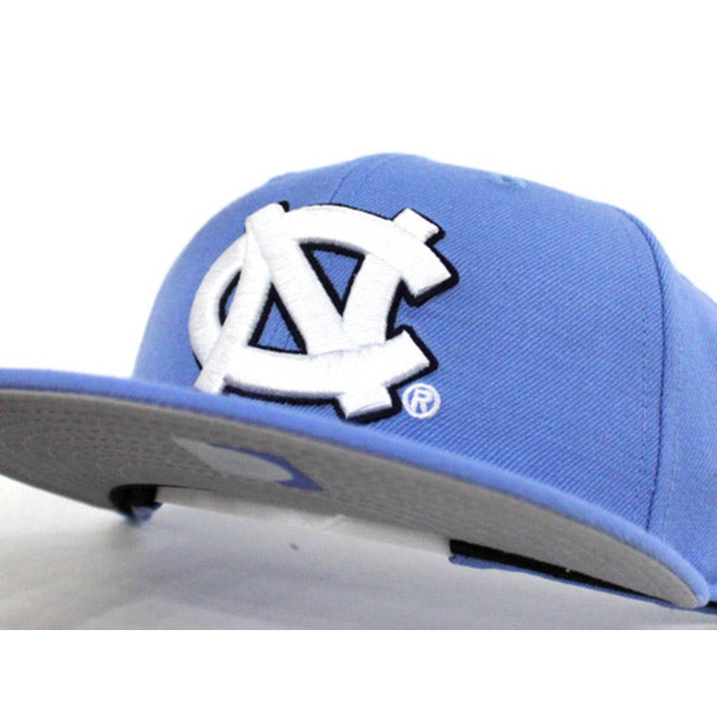 The University of North Carolina at Chapel Hill New Era 9fifty Snapback Hats (NCAA Baby Blue Gray Under Brim) One Size