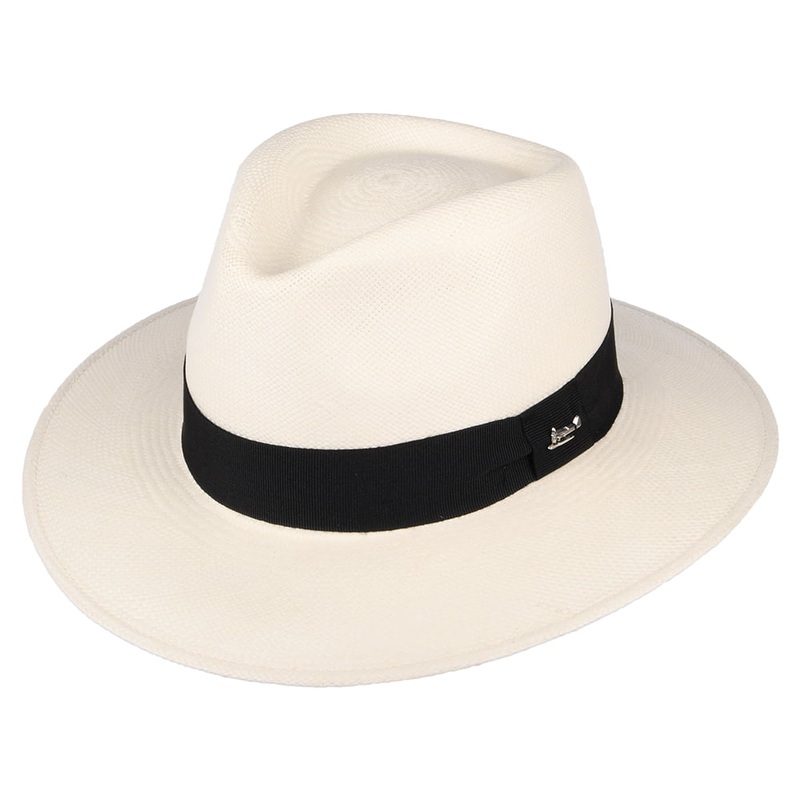 Whiteley Hats Hamilton Panama Fedora Hat – Natural S