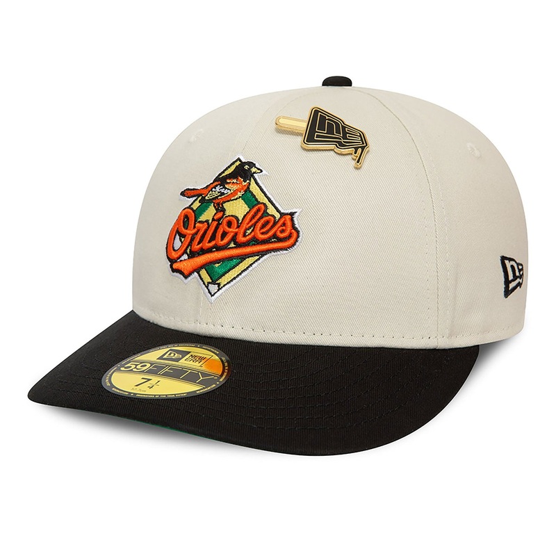 Baltimore Orioles 59FIFTY Low Profile MLB Pin Stone Cap 6-7/8