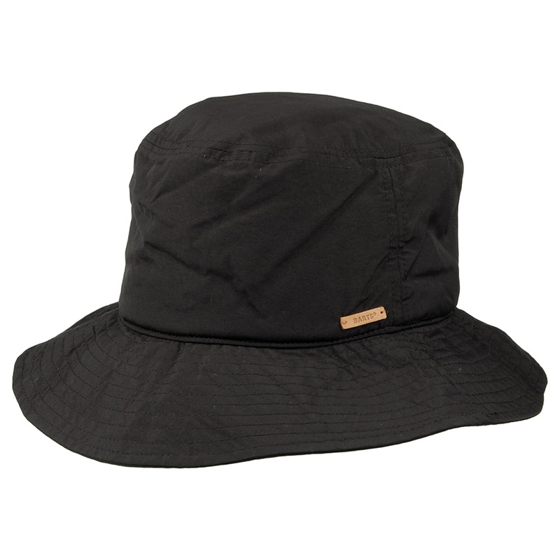 Barts Hats Allon Water Resistant Bucket Hat – Black Small/Medium