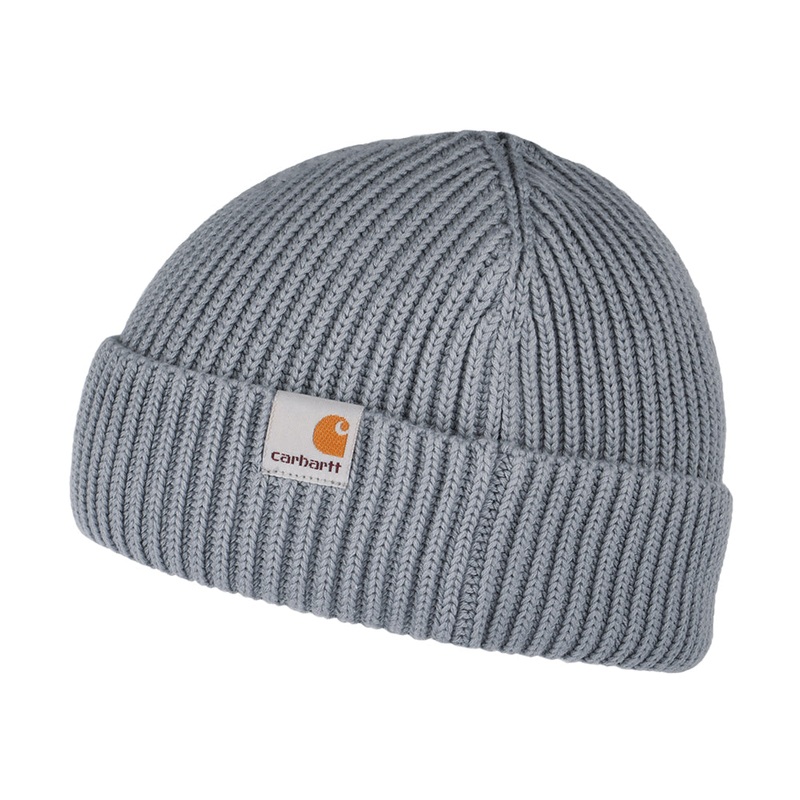 Carhartt WIP Hats Banks Organic Cotton Fisherman Beanie Hat – Slate Blue 1-Size