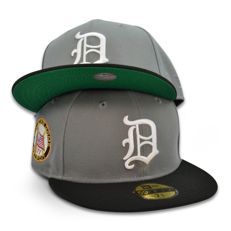 Detroit Tigers “DETROIT PLAYA” Exclusive New Era 59Fifty Fitted Hat – Misty Morning/Black 6 7/8