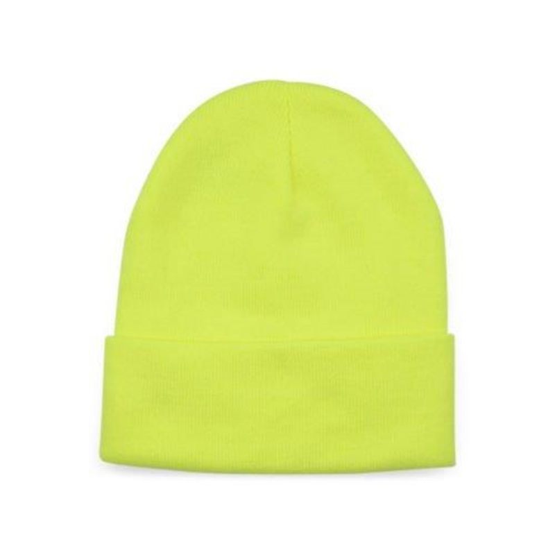 Headway Cuffed Knit – Lime Adjustable
