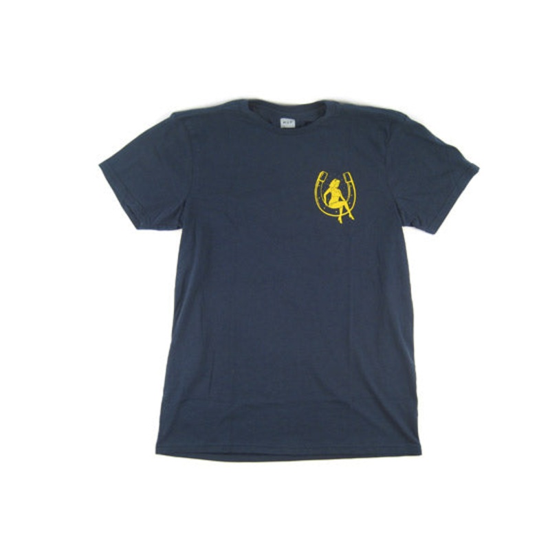 HUF Horseshoe Tee (Navy/Yellow) l