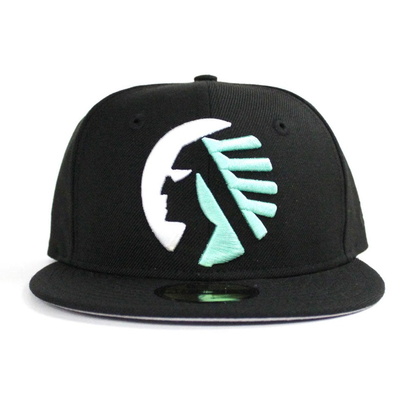 Memphis Chicks New Era 59fifty Fitted Hat (Air Jordan Retro 13 Black Mint Gray Under Brim) 7