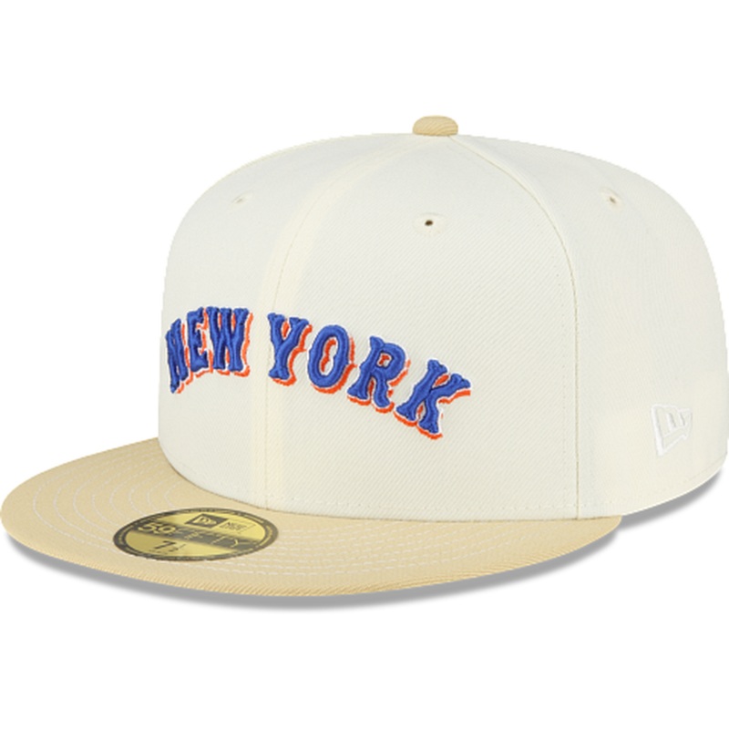 New Era Just Caps Chrome New York Mets 2023 59FIFTY Fitted Hat