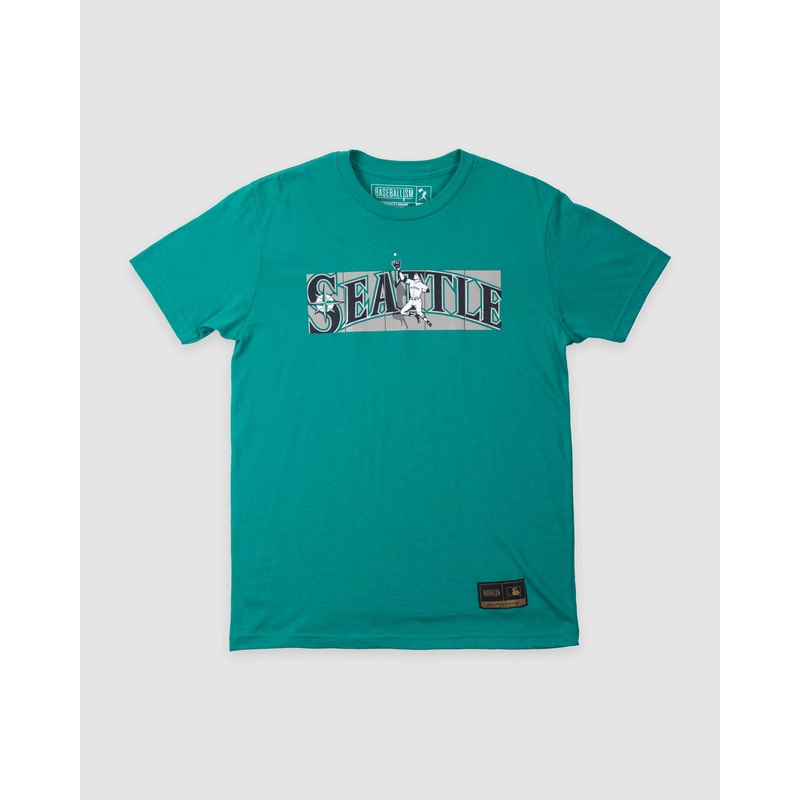 Outfield Fence Tee – Seattle Mariners Small